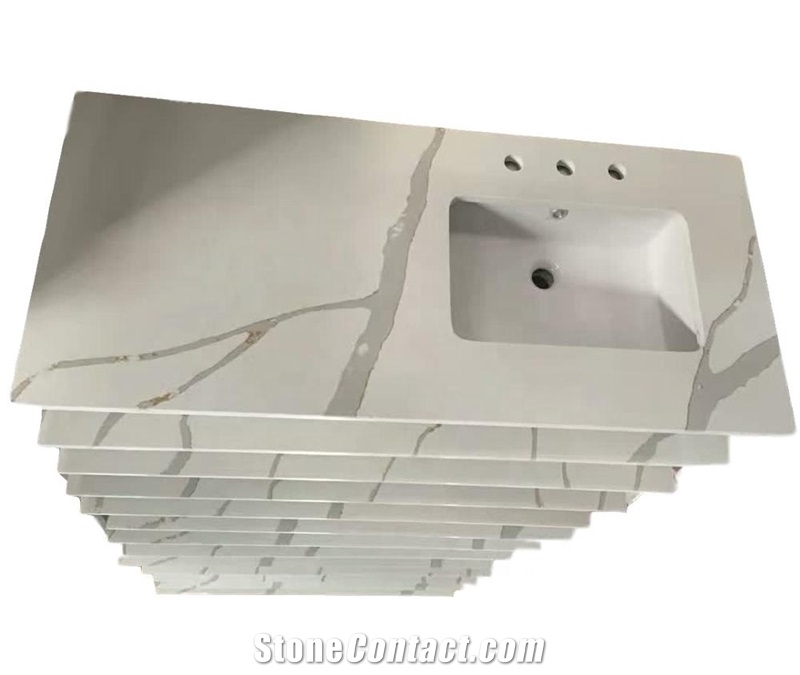 High Quality Corian Quartz Bathroom Countertop