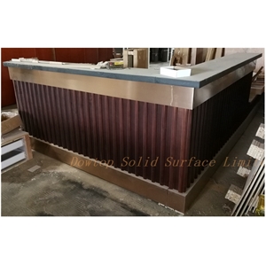 Luxury Hotel Golden Reception Desk Luxury Hotel Golden Reception Desk