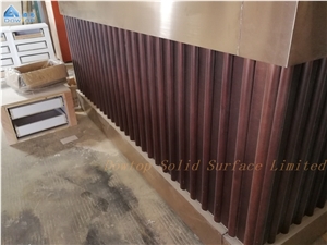 Luxury Hotel Golden Reception Desk