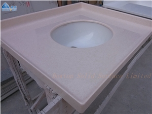 Modern Corian Bathroom Vanity Top