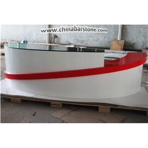Modern Design Pure Acrylic Solid Surface Counter