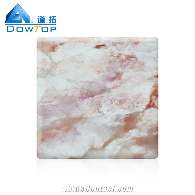 Multi-Color Textured Artificial Marble Stone Slab