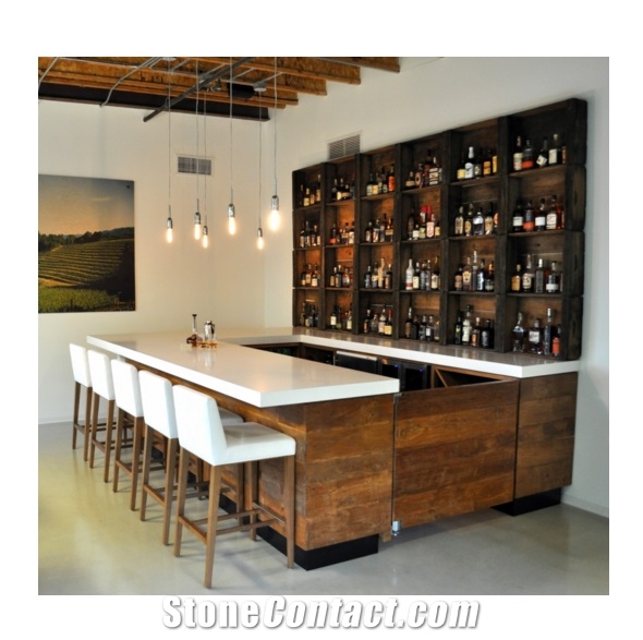 Pub Wine Drinking Bar Counter Top