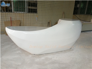 Pure Acrylic Solid Surface Reception Countertop