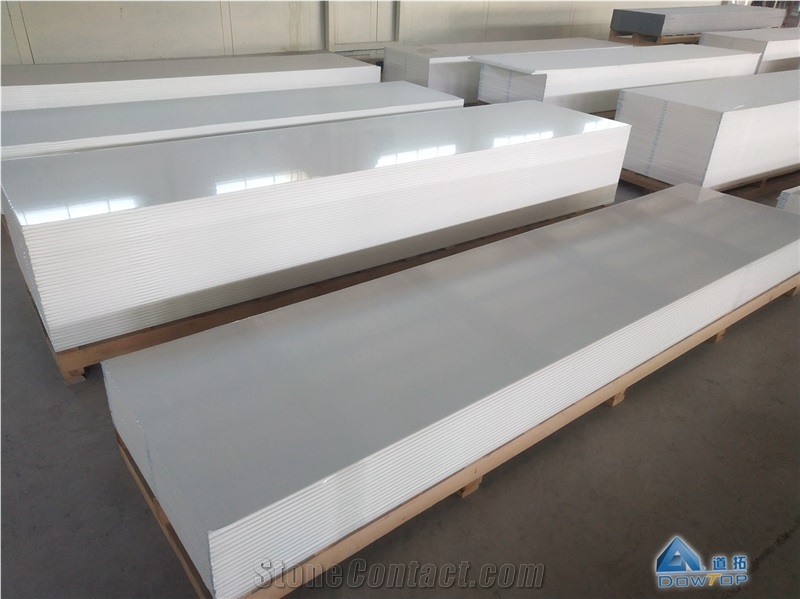 Pure White Modified Corian Marble Sheet