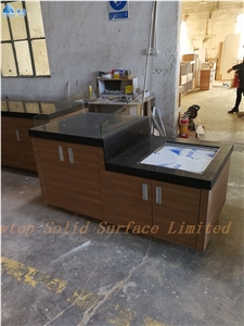 Quartz Top Black Buffet Counter Designs