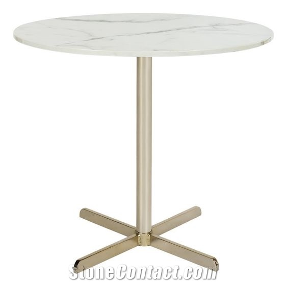 Quartz Top Black Round Dining Table Designs
