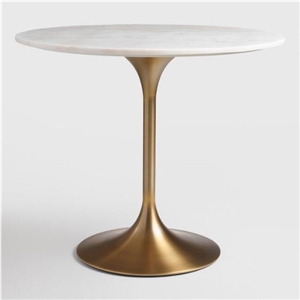 Quartz Top Black Round Dining Table Designs