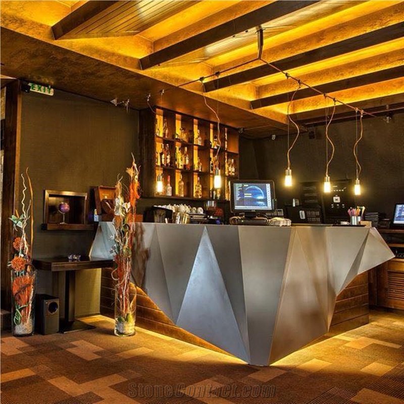 Solid Surface Artificial Marble Bar Counter Price