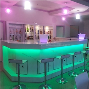 Solid Surface Artificial Marble Bar Counter Price