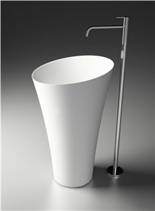 Solid Surface Artificial Stone Bathroom Basin Sink