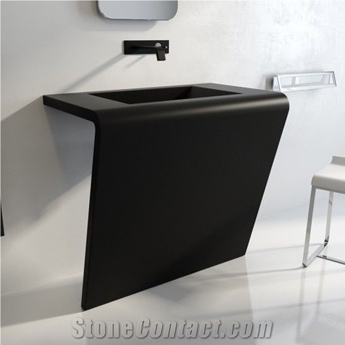 Solid Surface Artificial Stone Bathroom Basin Sink