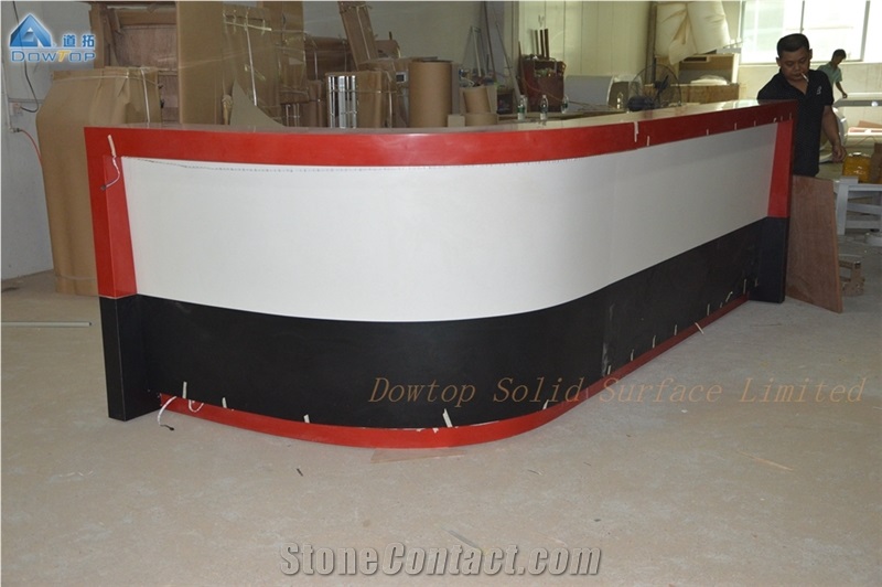 Solid Surface Fast Food Restaurant Countertop