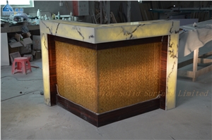 Solid Surface Translucent Club Bar Counter