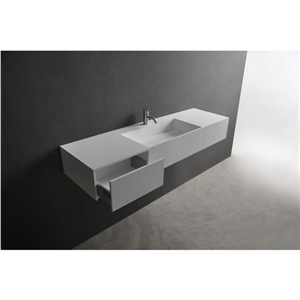 Solid Surface White Bathroom Basins