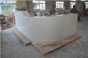 Solid Surface White Clinic Hospital Reception Desk Solid Surface White Clinic Hospital Reception Desk