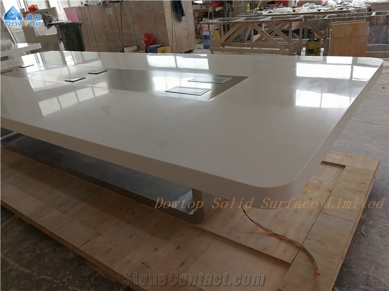 U Shape Boardroom Conference Table White