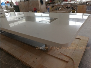 U Shape Boardroom Conference Table White