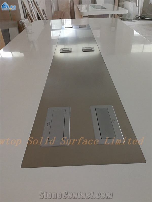 U Shape Boardroom Conference Table White