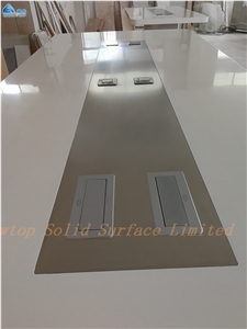 U Shape Boardroom Conference Table White