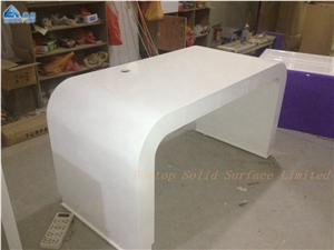 U Shape White Manager Office Desk Top U Shape White Manager Office Desk Top