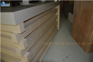 Unique Wood Design Reception Desk