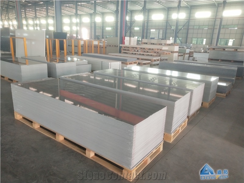 White Acrylic Corian Solid Surface Pmma Slabs