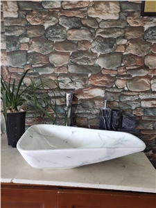 Good Quality Yellow Onyx Bathroom Vessel Sink