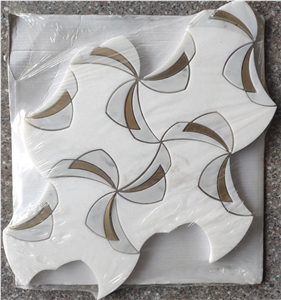 High Quality Multicolor Stone Mix Metal Mosaic