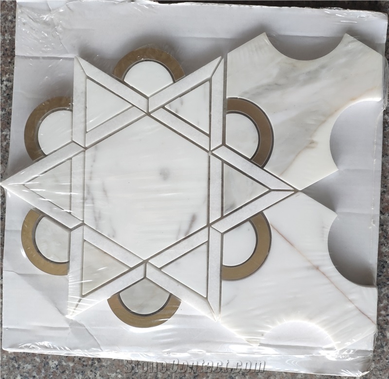 High Quality Multicolor Stone Mix Metal Mosaic