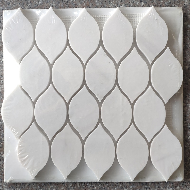Modern Stone Wall Floor Hexagon Marble Mosaic