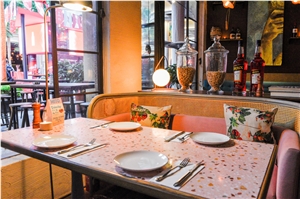 New Colorful Terrazzo Thin Slabs for Countertop