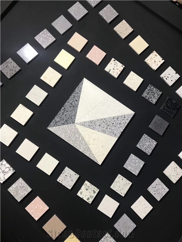 New Polished Terrazzo Cement Tiles Hot Pattern