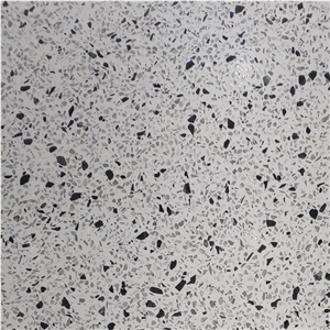 White Natural Cheap Cement Terrazzo Flooring Tiles