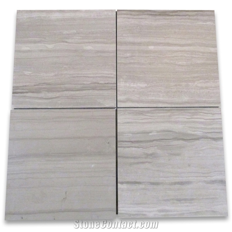 Athens Wood Grain Grey Marble Big Slabs Tiles