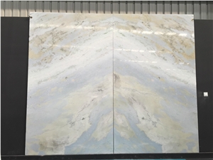 Brazil Crystal Blue Onyx Slabs Tiles