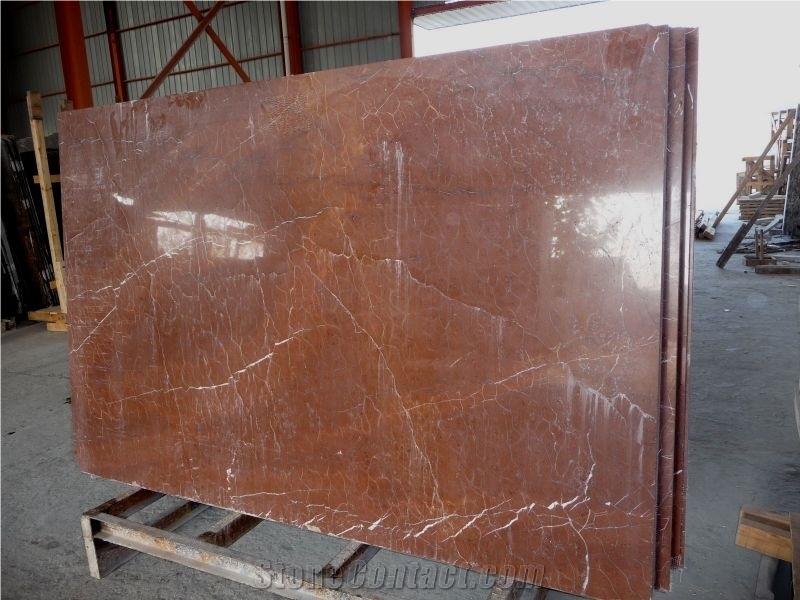 China Alicante Rojo Marmol Red Marble Big Slabs
