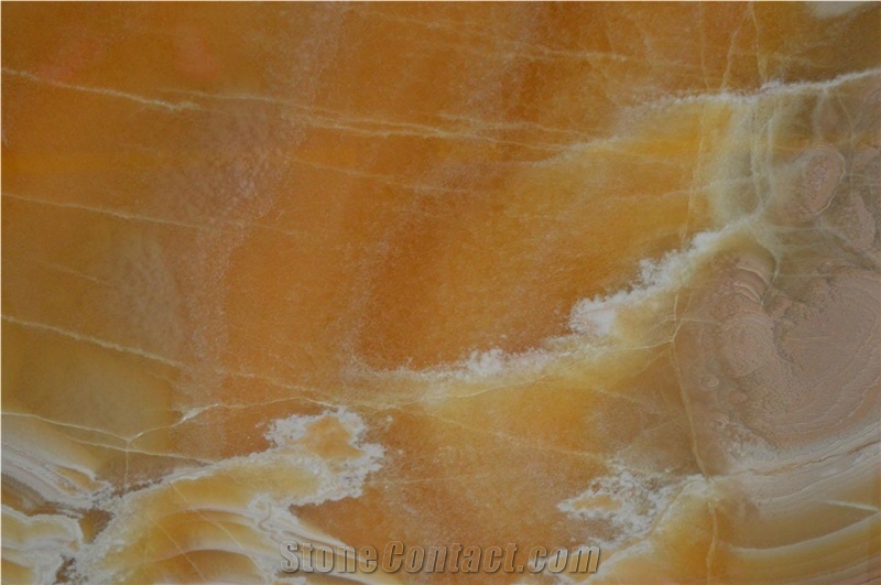 China Luxury Transparent Orange Onyx Slabs Tiles