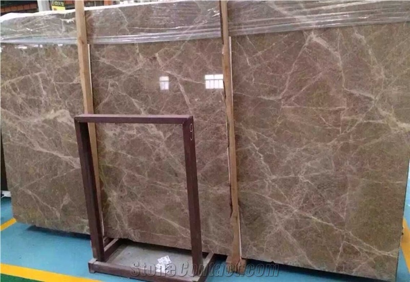 China Mersin Light Emperador Marble Big Slabs