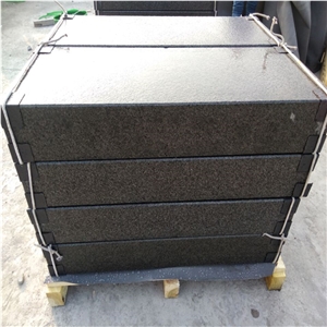China Nero Impala Granite 2cm 3cm Flamed Tiles