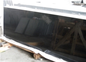 China New Absolute Black Pearl Basalt G684 Slab