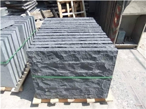 China New Black Pearl G684 Mushroom Stones