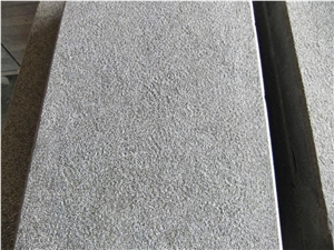 China Pearl Black Basalt G684 Bush Hammered Tiles