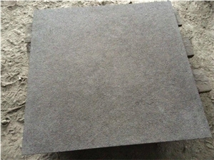 China Pearl Black Basalt G684 Bush Hammered Tiles