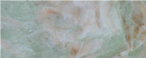 China Rainbow Green Onyx Slabs Bathroom Tiles