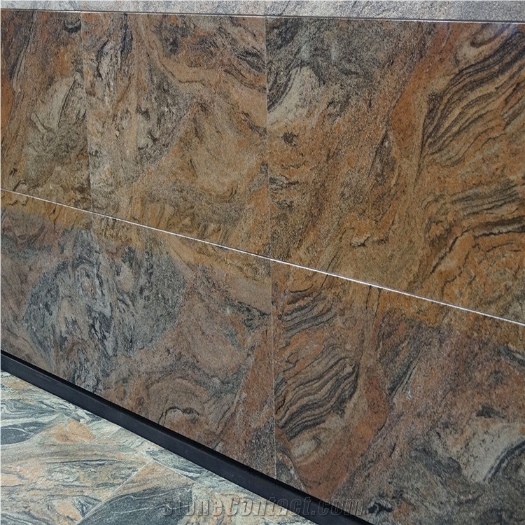 China Rosso Multicolor Red Granite Hubei Slabs