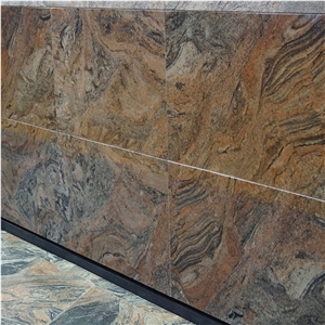 China Rosso Multicolor Red Granite Hubei Slabs