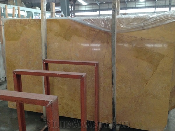 China Royal Golden Cassia Marble Slabs Tiles