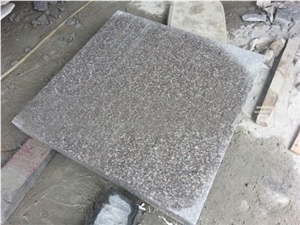 China Ruoyuan Red Granite G664 Flamed Tiles Alsbs