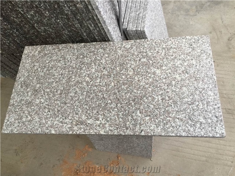 China Ruoyuan Red Granite G664 Flamed Tiles Alsbs